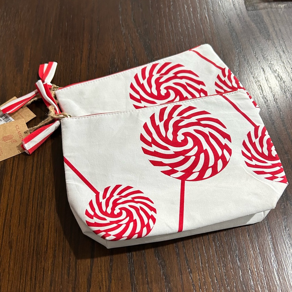 2/$10 Clarins cosmetic pouches